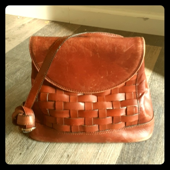 Etienne Aigner Handbags - VINTAGE 70s Leather Etienne Aigner Braided  Purse